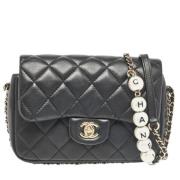 Chanel Vintage Pre-owned Laeder chanel-vskor Black, Dam