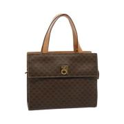 Celine Vintage Pre-owned Laeder handvskor Brown, Dam