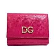 Dolce & Gabbana Pre-owned Pre-owned Laeder plnbcker Pink, Dam