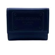 Dolce & Gabbana Pre-owned Pre-owned Laeder plnbcker Blue, Dam