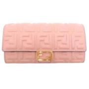 Fendi Vintage Pre-owned Laeder plnbcker Pink, Dam