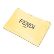 Fendi Vintage Pre-owned Laeder necessrer Yellow, Dam