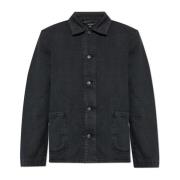 A.p.c. Denim skjorta Kerlouan Black, Herr