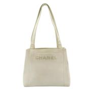 Chanel Vintage Pre-owned Laeder chanel-vskor White, Dam