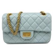 Chanel Vintage Pre-owned Laeder chanel-vskor Blue, Dam