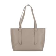 Coccinelle Beige Läder Axelväska med Handtag Beige, Dam