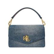 Ralph Lauren Tayler 19 Crossbody Liten Blue, Dam