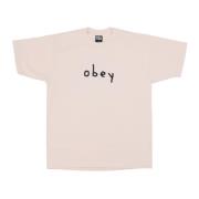 Obey Hummingbird Tee Herr T-shirt Beige, Herr