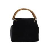 Gucci Vintage Pre-owned Mocka handvskor Black, Dam