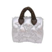 Louis Vuitton Vintage Pre-owned Nylon handvskor White, Dam