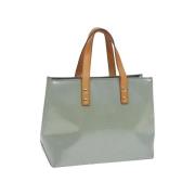 Louis Vuitton Vintage Pre-owned Laeder handvskor Gray, Dam