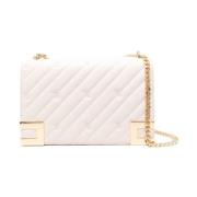 Elisabetta Franchi Stiliga Väskor Kollektion White, Dam