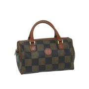 Fendi Vintage Pre-owned Canvas fendi-vskor Brown, Dam