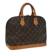 Louis Vuitton Vintage Pre-owned Canvas handvskor Brown, Dam