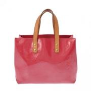 Louis Vuitton Vintage Pre-owned Canvas axelremsvskor Red, Dam