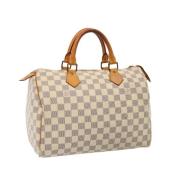 Louis Vuitton Vintage Pre-owned Canvas handvskor Beige, Dam