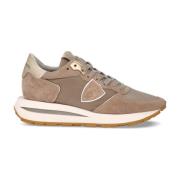 Philippe Model Sneakers med vintage design och fuchsia detaljer Beige,...