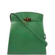 Hermès Vintage Pre-owned Canvas crossbodyvskor Green, Dam