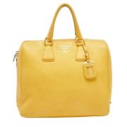 Prada Vintage Pre-owned Laeder prada-vskor Yellow, Dam