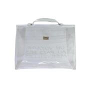 Hermès Vintage Pre-owned Tyg handvskor White, Dam