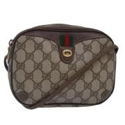 Gucci Vintage Pre-owned Canvas gucci-vskor Beige, Dam