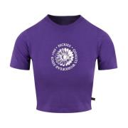 Dickies Blommigt Tryck Trädgård T-shirt Kvinnor Purple, Dam