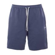 Hugo Boss Stretch bomullsshorts - Slim Fit Blue, Herr