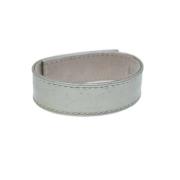 Louis Vuitton Vintage Pre-owned Laeder armband Gray, Dam