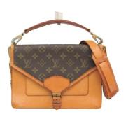 Louis Vuitton Vintage Pre-owned Canvas axelremsvskor Brown, Dam