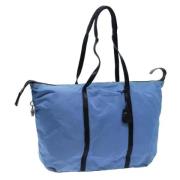 Prada Vintage Pre-owned Nylon prada-vskor Blue, Dam