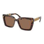 Swarovski Stiliga solglasögon Sk6032 i svart Brown, Dam