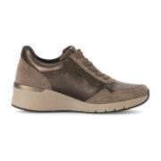 Gabor Beige Dam Sneaker - Stilren och Bekväm Beige, Dam