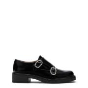 Stuart Weitzman Leighton Monk Strap Black, Dam