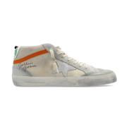 Golden Goose Orange detaljer höga sneakers White, Herr