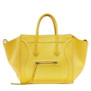 Celine Vintage Pre-owned Laeder totevskor Yellow, Dam