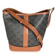 Celine Vintage Pre-owned Canvas celine-vskor Brown, Dam