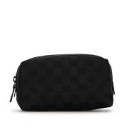 Gucci Vintage Pre-owned Canvas plnbcker Black, Dam