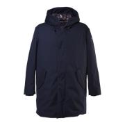 Baldinini Parka in dark blue nylon Blue, Herr