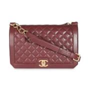 Chanel Vintage Pre-owned Laeder chanel-vskor Red, Dam