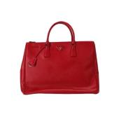 Prada Vintage Pre-owned Laeder handvskor Red, Dam