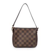 Louis Vuitton Vintage Pre-owned Belagd canvas handvskor Brown, Dam