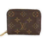 Louis Vuitton Vintage Pre-owned Canvas handvskor Brown, Dam