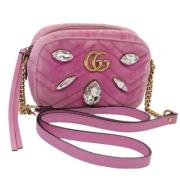 Gucci Vintage Pre-owned Canvas gucci-vskor Pink, Dam