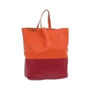 Celine Vintage Pre-owned Laeder handvskor Orange, Dam