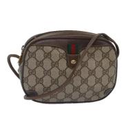 Gucci Vintage Pre-owned Canvas gucci-vskor Beige, Dam