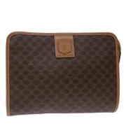 Celine Vintage Pre-owned Laeder kuvertvskor Brown, Dam