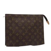 Louis Vuitton Vintage Pre-owned Canvas handvskor Brown, Dam