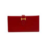 Hermès Vintage Pre-owned Laeder plnbcker Red, Dam