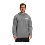 The North Face Hoodie med ikoniskt logotyp Gray, Herr