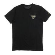 New Era Chicago Bulls Metallic Tee Svart Black, Herr